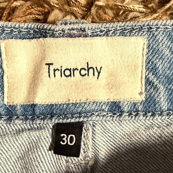 Light Blue Wide Leg Women's Jeans - Picture 6 of 8